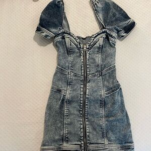 Retrofete denim mini dress size XS